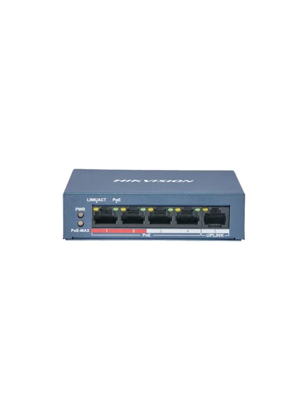 HIKVISION DS-3E0105P-E/M PoE 4-port + 1-Port Uplink Switch
