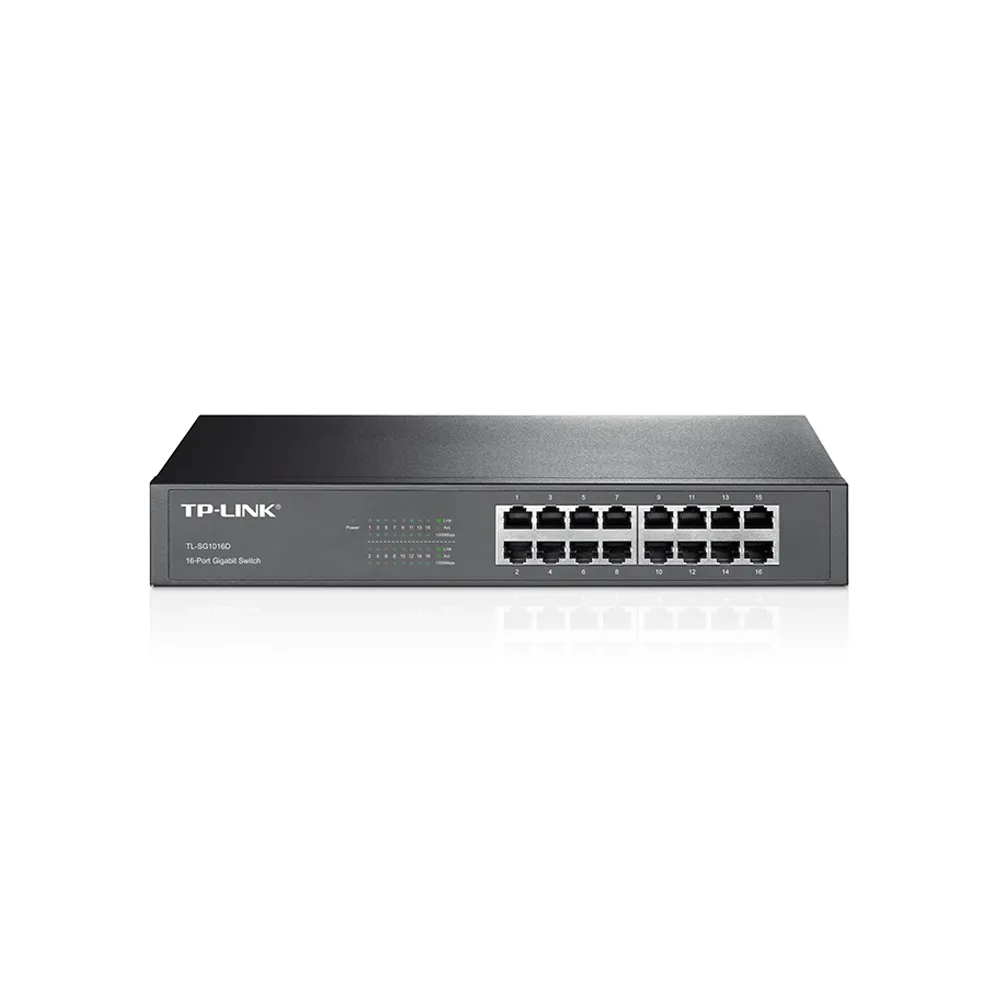 TP-Link TL-SG1016D 16-Port Gigabit Desktop/Rackmount Switch