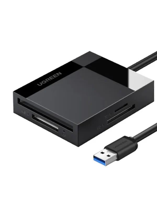UGREEN 0.5M Black USB 3.0 Card Reader SD Micro SD TF CF MS Compact Flash