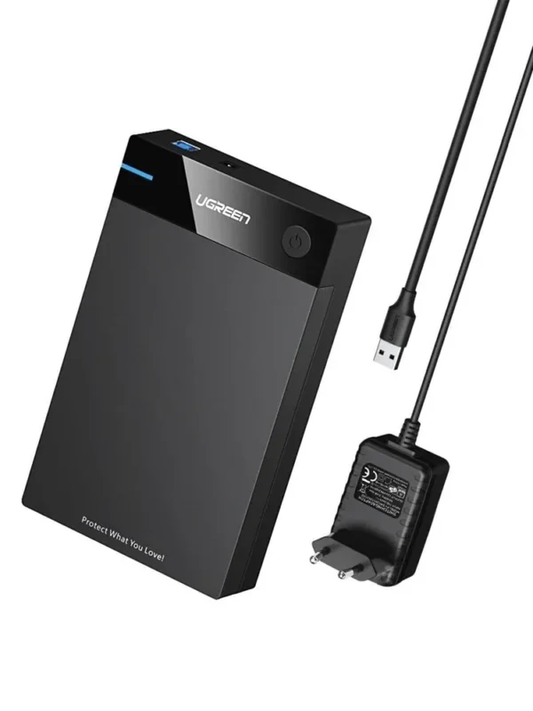 UGREEN 3.5'' Hard Disk Drive Case Black