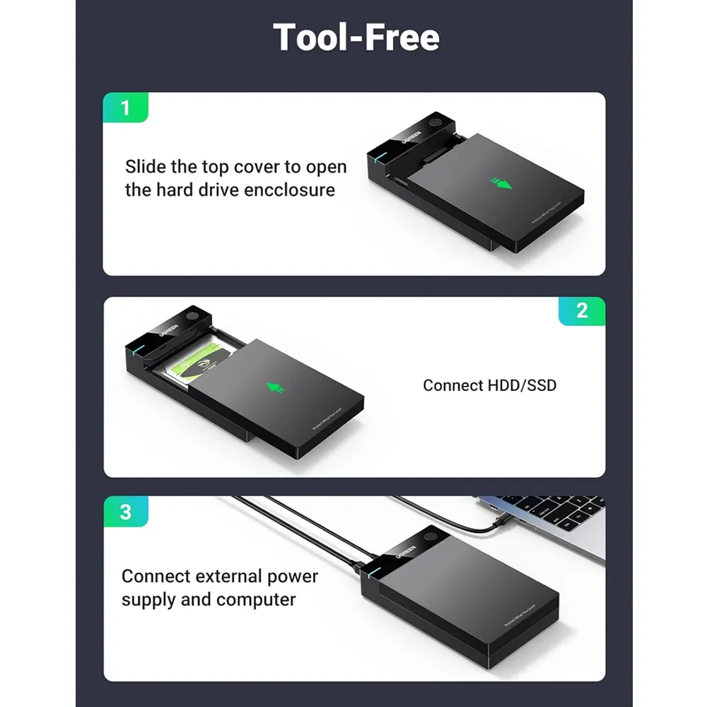 UGREEN 3.5'' Hard Disk Drive Case Black_05