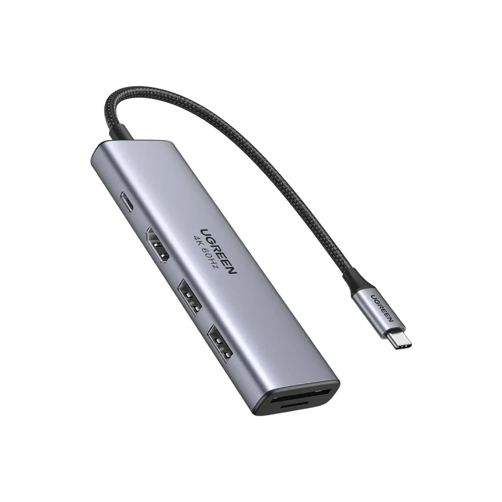 UGREEN 6-in-1 USB-C Hub 4K@60Hz