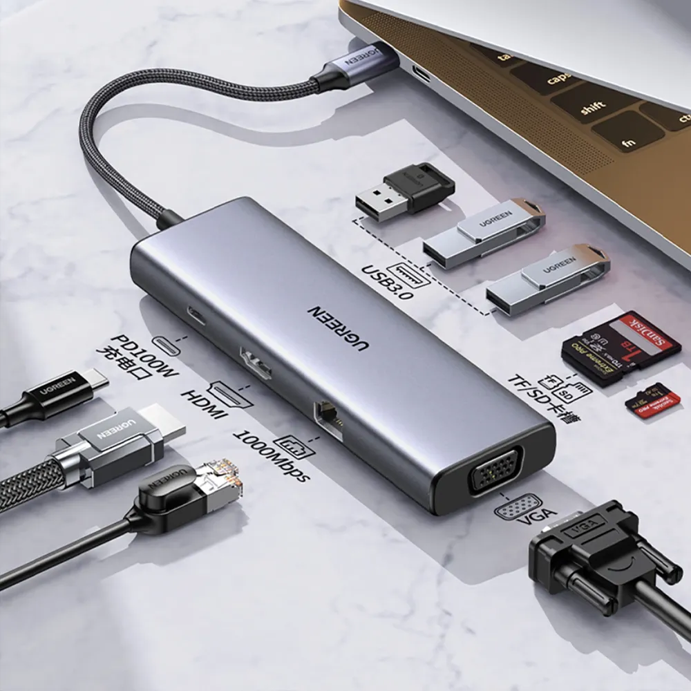 UGREEN 9-In-1 USB-C Multifunctional Docking Station With 4K HDMI_02