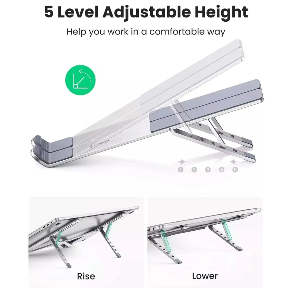 UGREEN Foldable Laptop Stand (Space Gray)_08