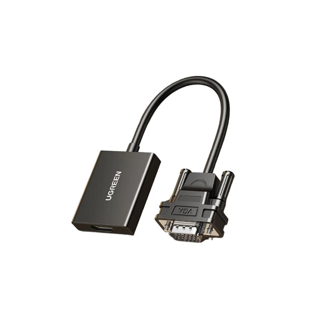 UGREEN VGA Male to HDMI Female Converter Adapter, 1080P@60Hz